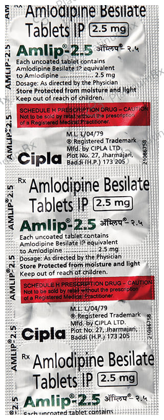 Amlip 2.5mg Tablet 10s