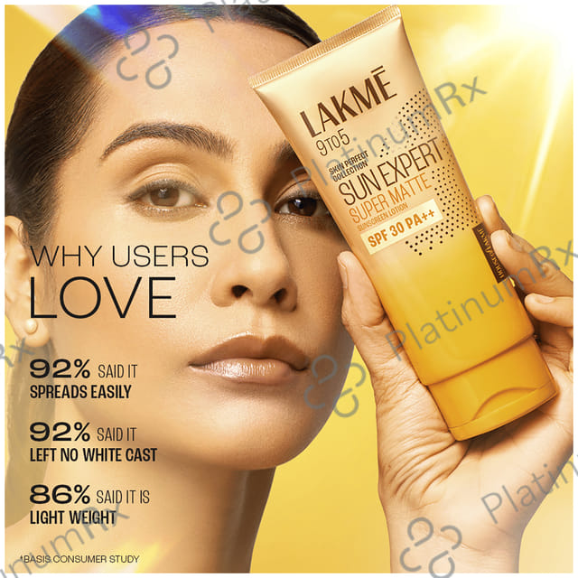 Lakme Sun Expert Ultramatte SPF 30 PA++ Lotion 100ml