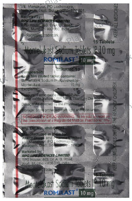 Romilast 10mg Tablet 15s