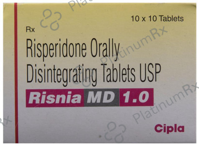 Risnia MD 1mg Tablet DT 10s