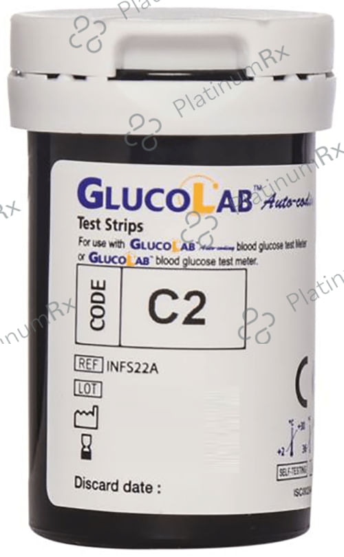 K-Life Glucolab Auto-Coding Blood Glucose Test Strip (Only Strips)