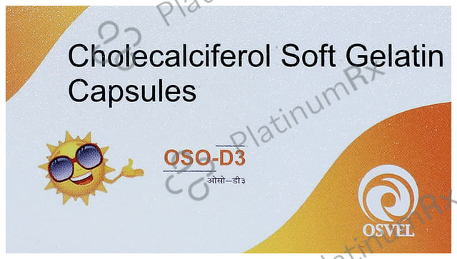 Oso-D3 Soft Gelatin Capsule