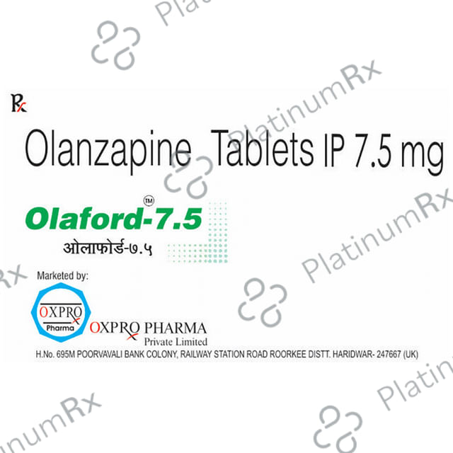 Olaford 7.5mg Tablet 10s Oxpro Pharma Pvt. Ltd.