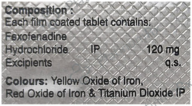 Fexodat 120mg Tablet