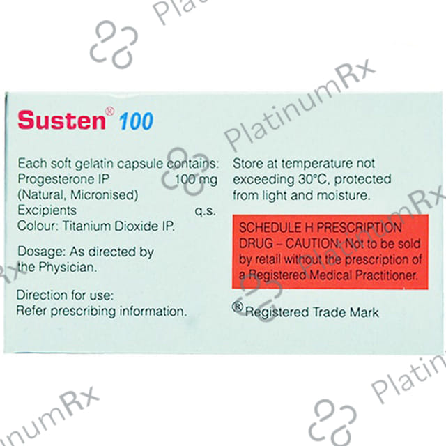 Susten 100mg Tablet VT 10s