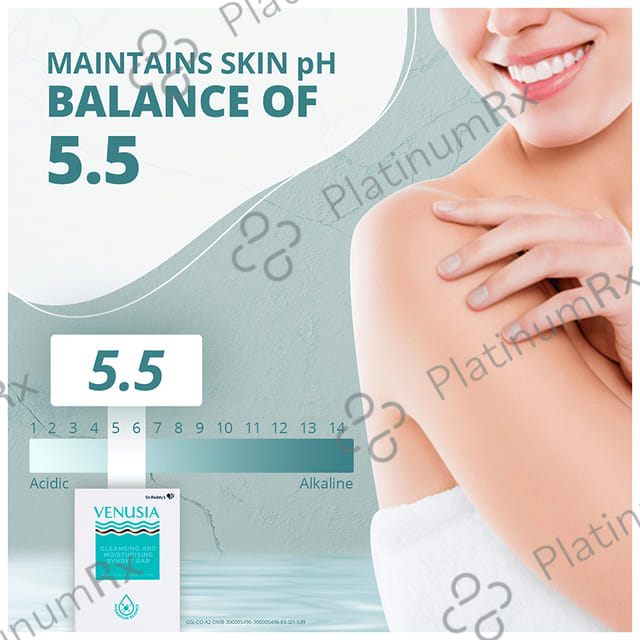 Venusia Cleansing & Moisturising Syndet Bar 75gm
