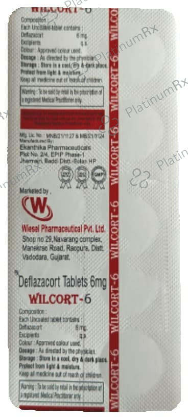 Wilcort 6 Tablet