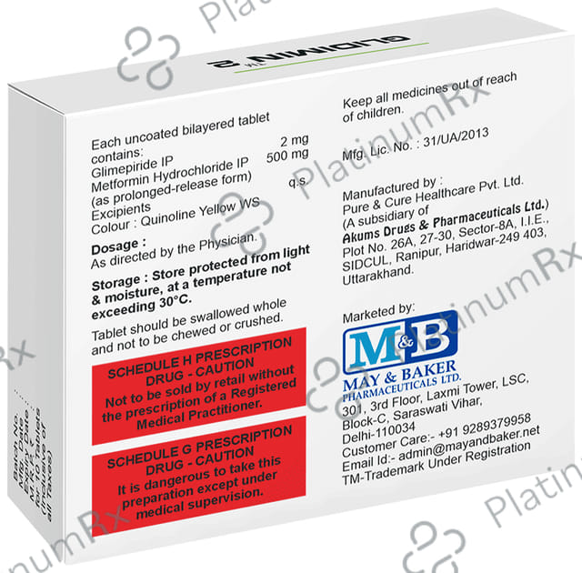 Glidimin 2 Tablet PR 15s