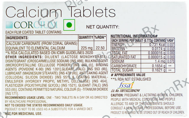 Corcium 225mg Tablet 15s