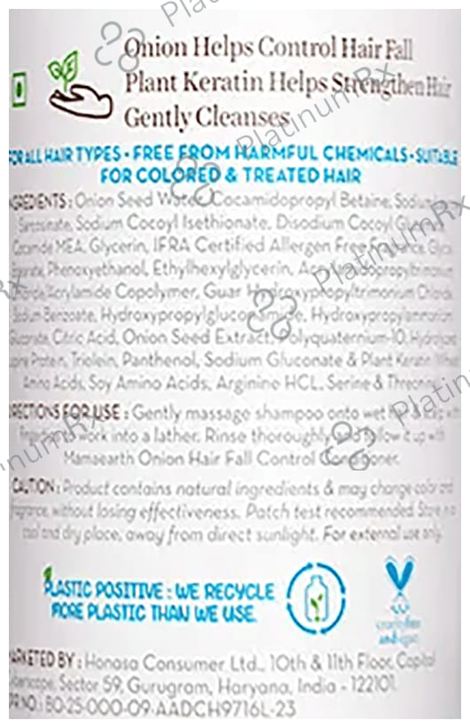 Mamaearth Onion Shampoo 250ml