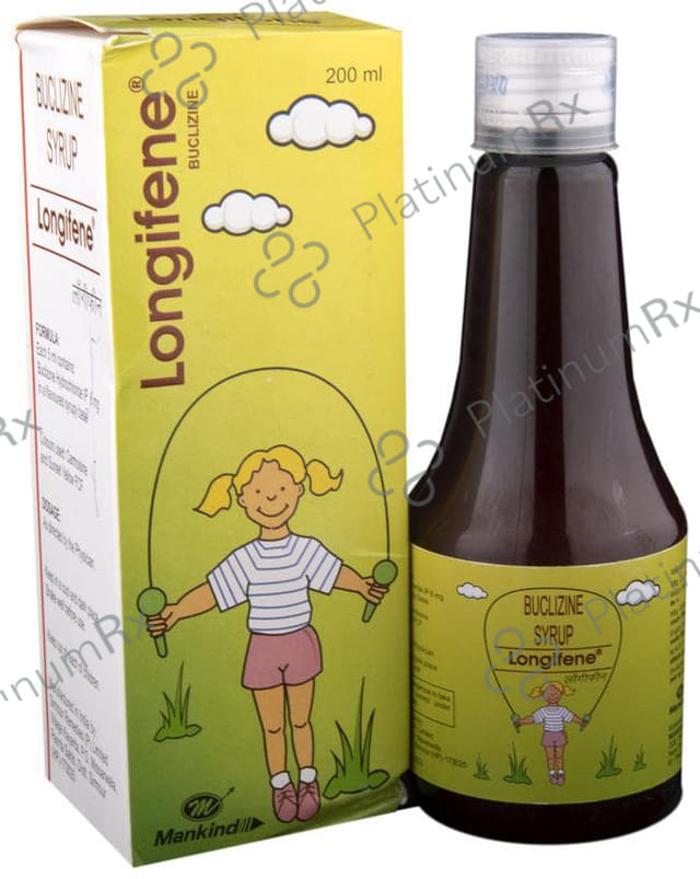 Longifene 6mg Orange Flavour Syrup 200ml