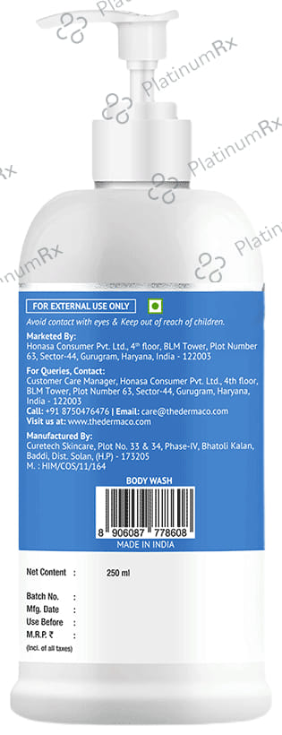 The Derma Co 1% Salicylic Acid Daily Exfoliating Body Wash