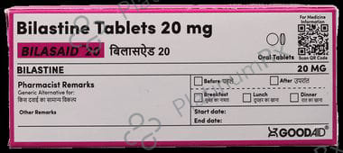 Bilasaid 20mg Tablet 10s