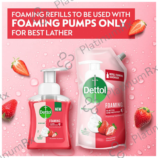Dettol Strawberry Fragrance Refill Foaming Handwash 700ml