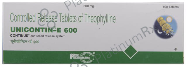 Unicontin E 600 Tablet CR 10s