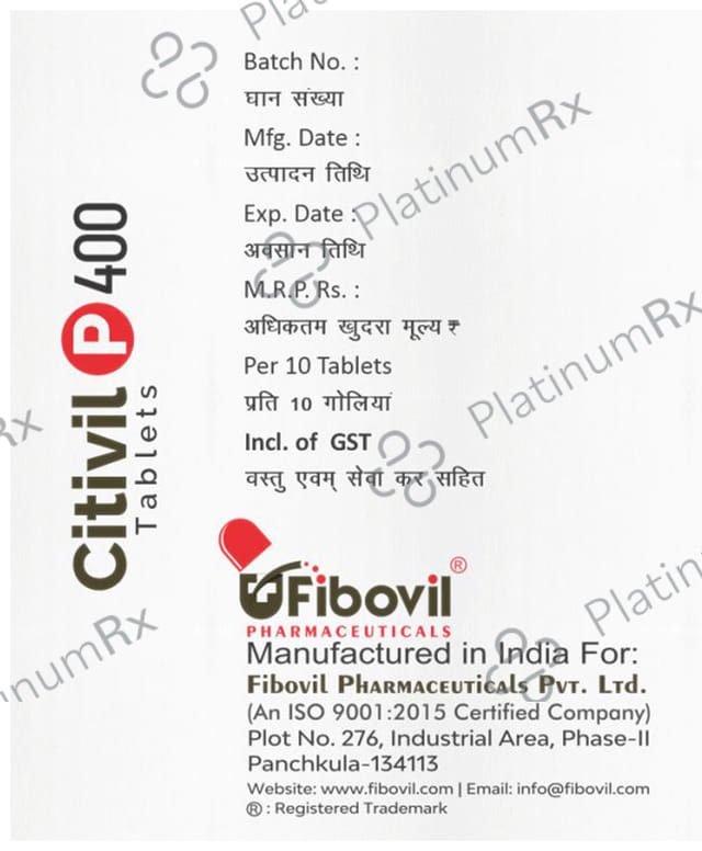 Citivil P 400 Tablet