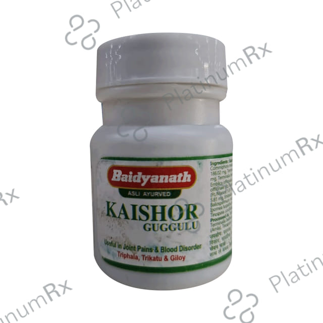 Baidyanath (Jhansi) Kaishore Guggulu Tablet 40 tablets