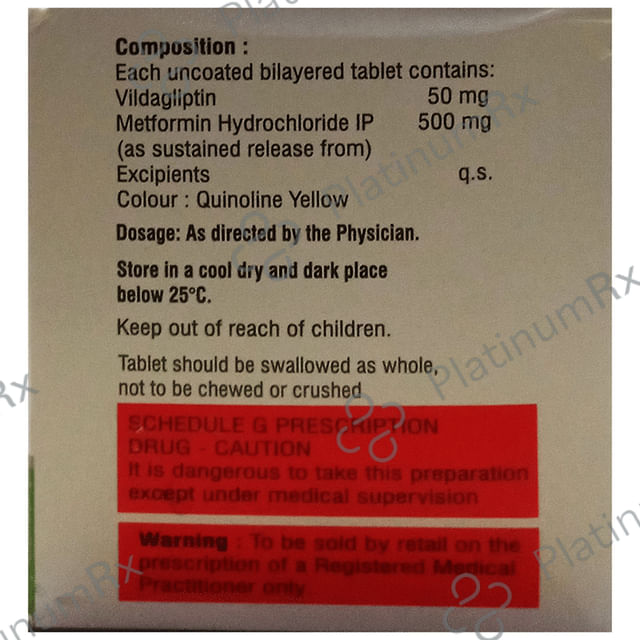 Jubivilda M 50/500mg Tablet SR 15s