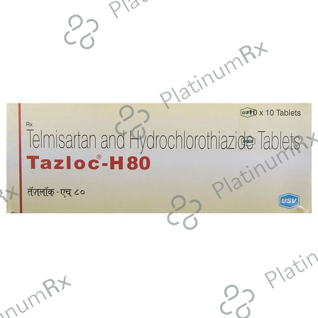 Tazloc H 12.5/80mg Tablet 10s