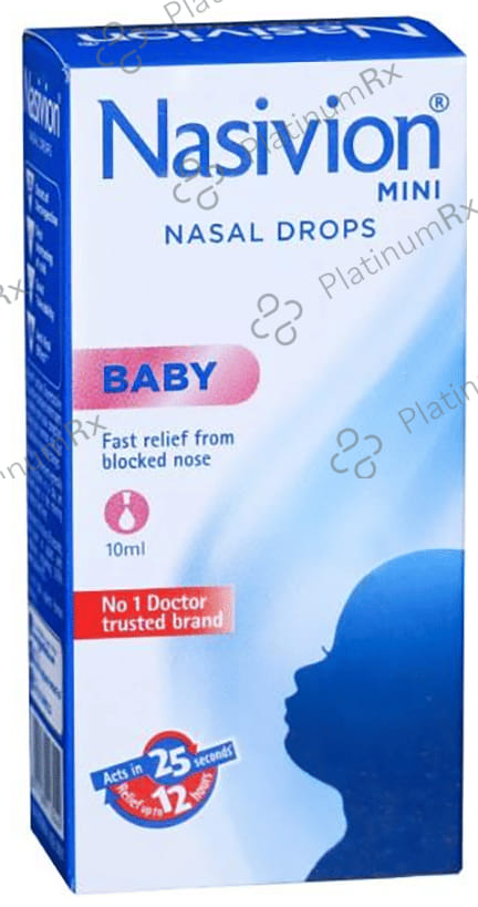 Nasivion Mini Baby 0.01% Nasal Drops 10ml