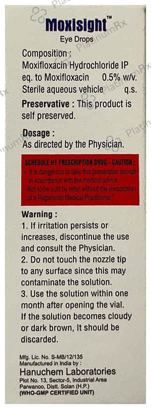 Moxisight 0.5% Eye Drop