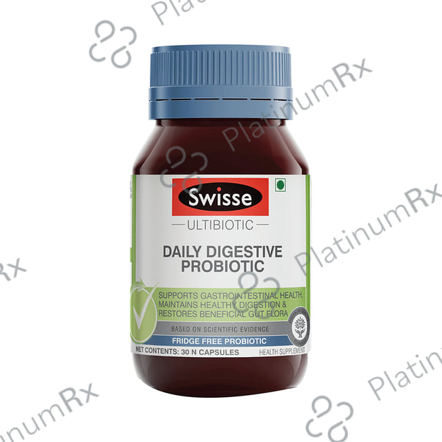Swisse Ultibiotic Daily Digestive Probiotic Capsule