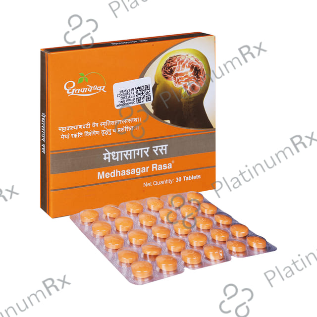 Dhootapapeshwar Medhasagar Rasa Tablet