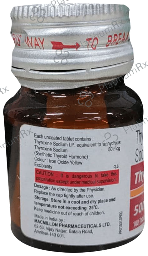 Thyrorich 50mcg Tablet 100s