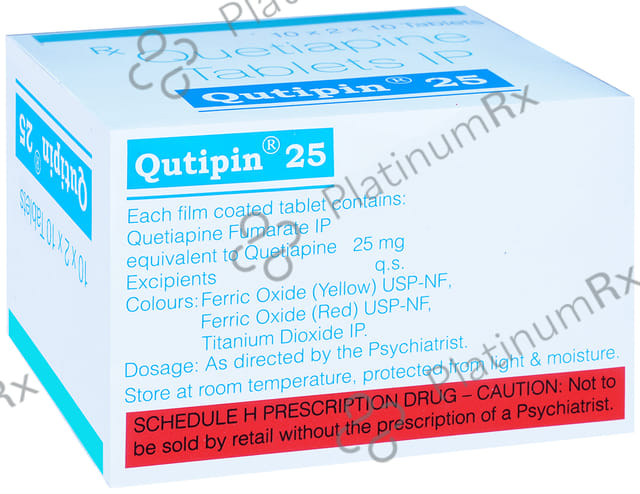 Qutipin 25mg Tablet 10s