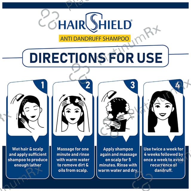 Hair Shield Anti Dandruff Shampoo 100ml
