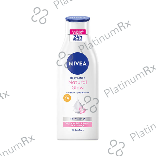Nivea Natural Glow Cell Repair Body Lotion for Deep Moisture Care - SPF 15 For All Skin Type