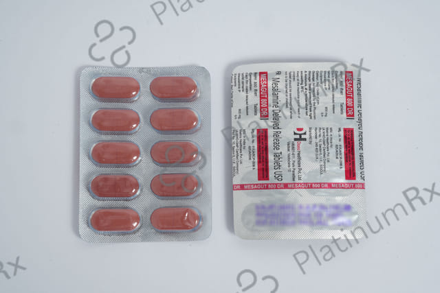 Mesagut 800mg Tablet DR 10s