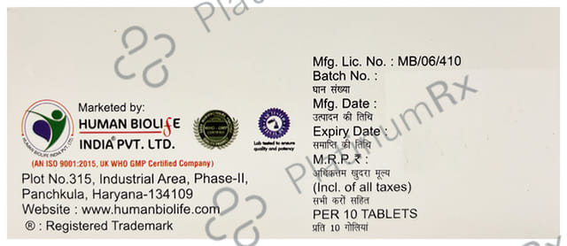 Myzolix 200mg Tablet 200/60