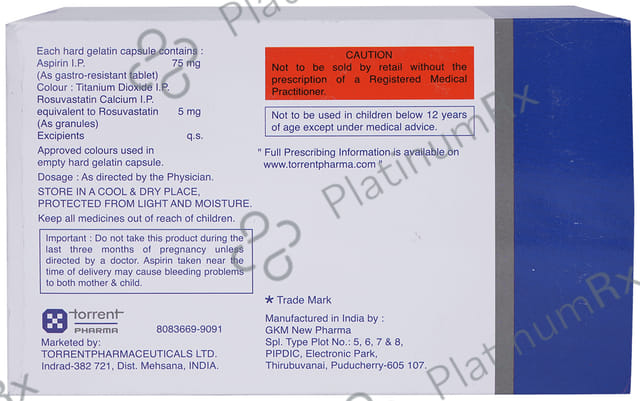Unistar 5/75mg Capsule 10s