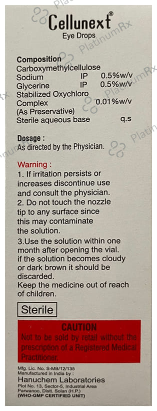 Cellunext Eye Drop 10ml