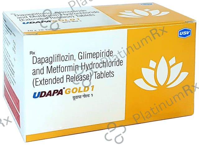 Udapa Gold 1/10/500mg Tablet 10s