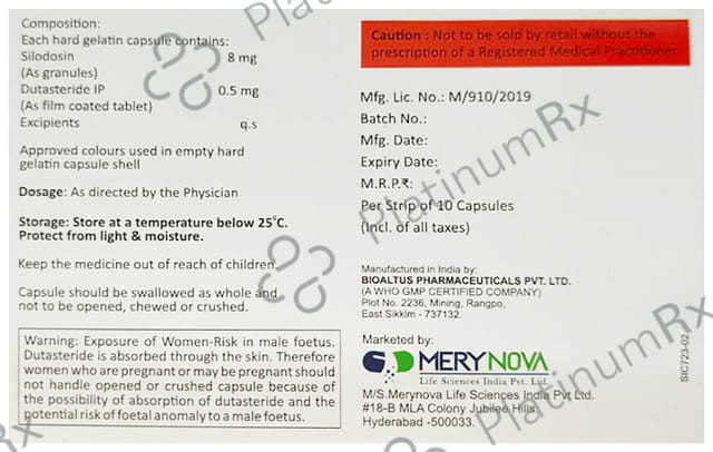 Merysil D 8mg Capsule 10s