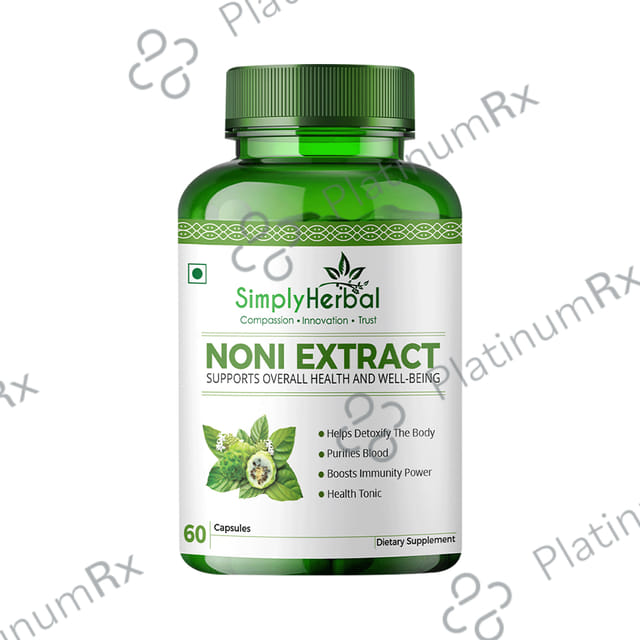 Simply Herbal Noni Extract Vegetarian Capsules