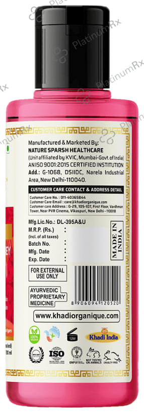 Khadi Organique Khadi Body Wash Rose and Honey