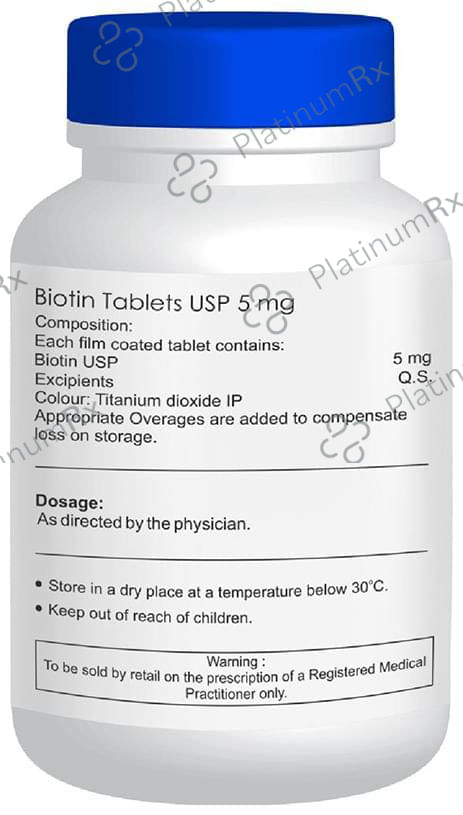 HealthVit Biotino 5000 Tablet