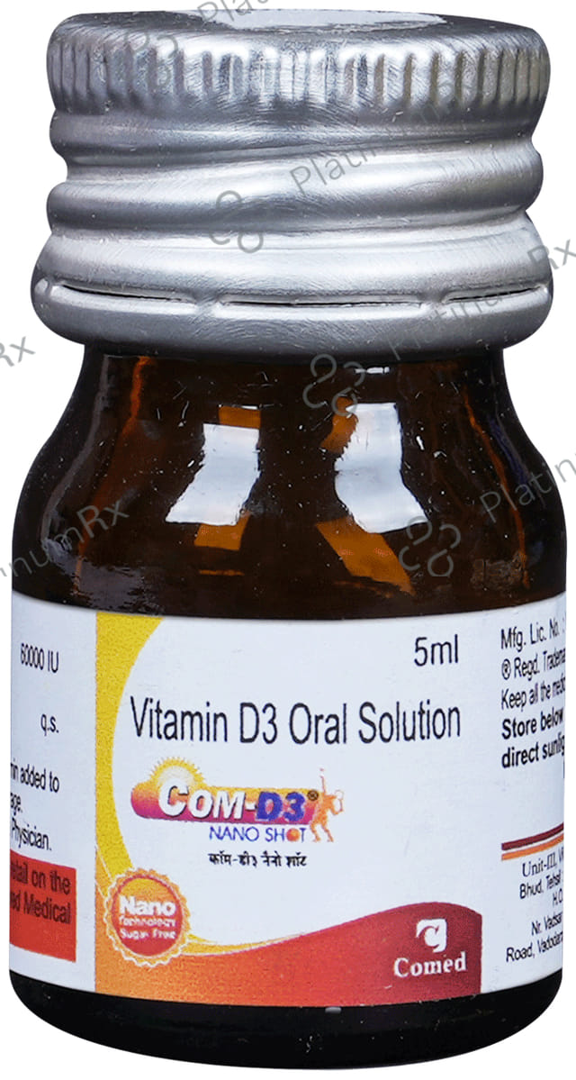 Com D3 Nano Shot 60000IU Oral Solution 5ml