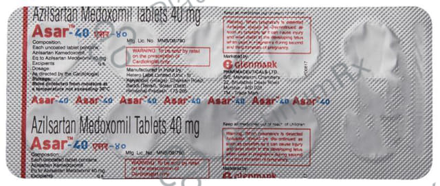 Asar 40mg Tablet 10s