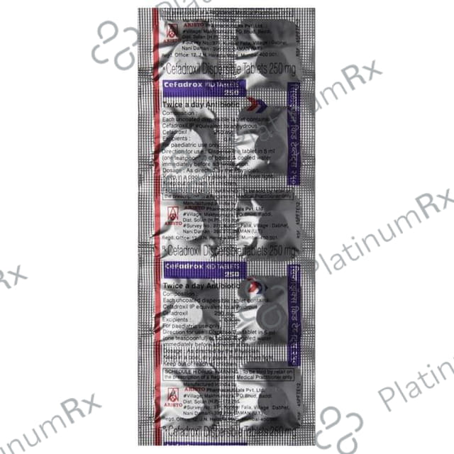Cefadrox 250mg Tablet