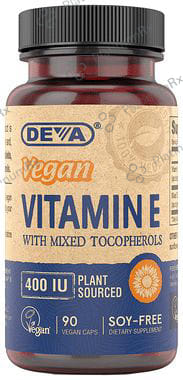Deva Vitamin E 400IU Vegan Capsule