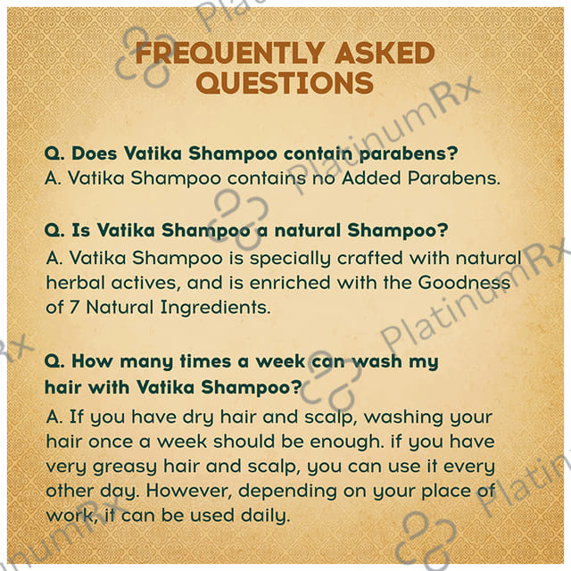 Dabur Vatika Naturals Ayurvedic Shampoo