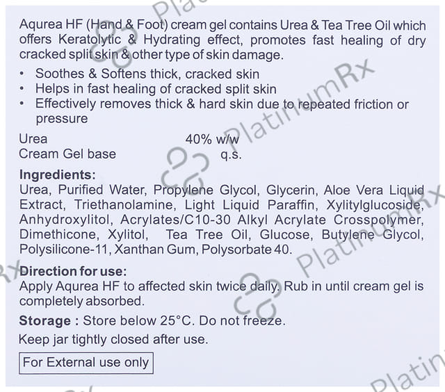 Aqurea HF Urea Gel 50gm
