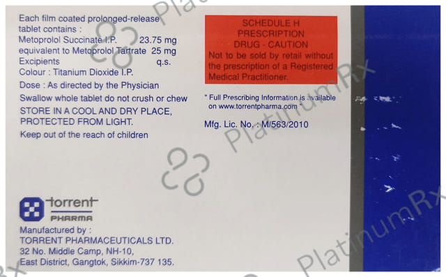 Metocard XL 25mg Tablet 15s