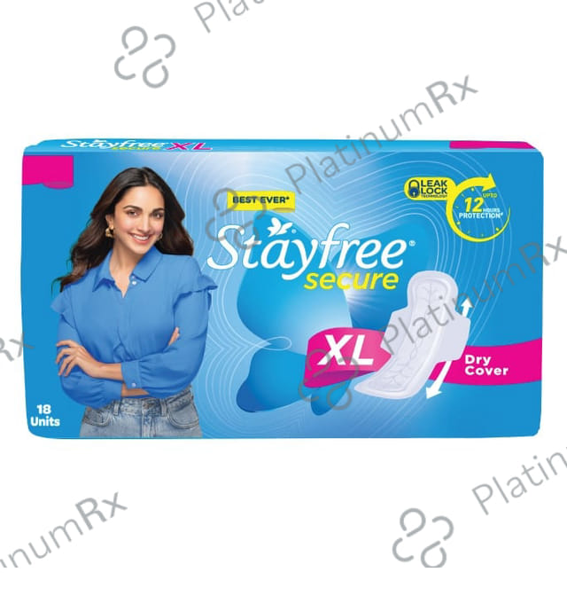 Stayfree Secure Dry Cover XL 18s