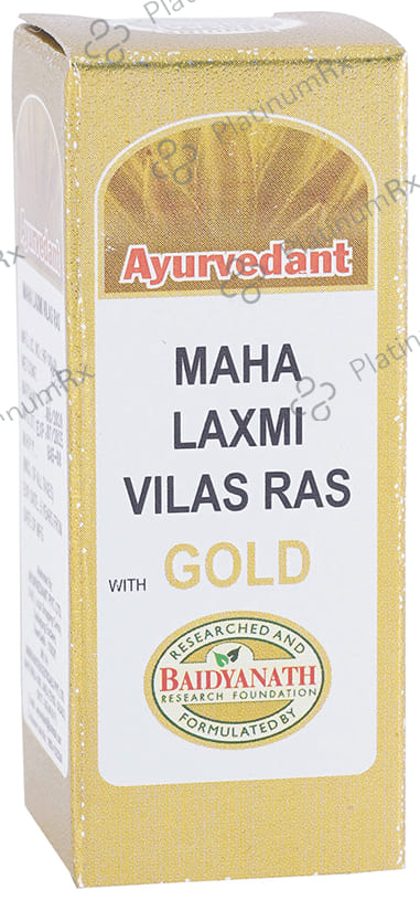 Ayurvedant Maha Laxmi Vilas Ras with Gold Tablet