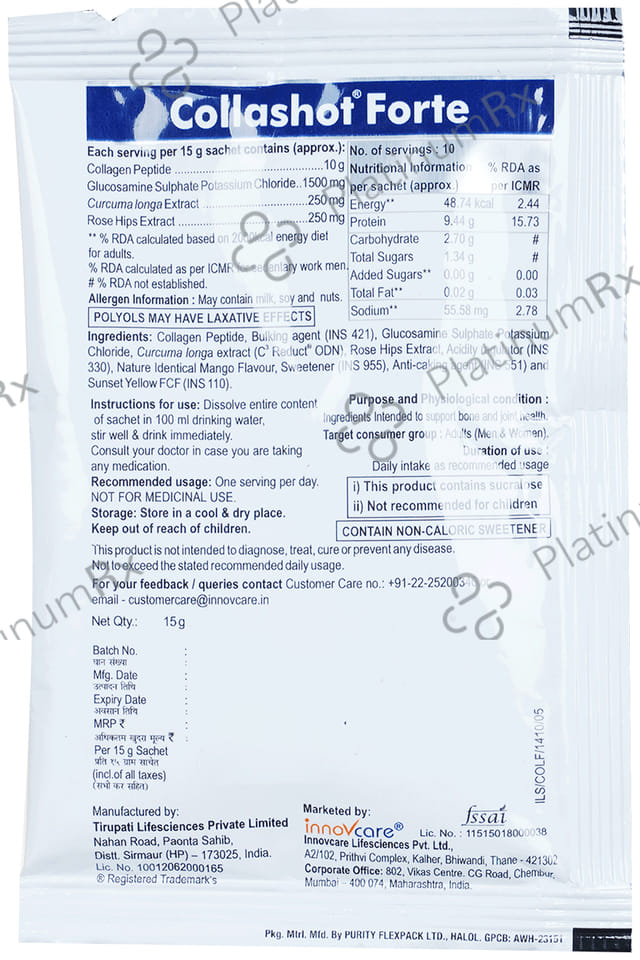 Collashot Forte Powder 15gm